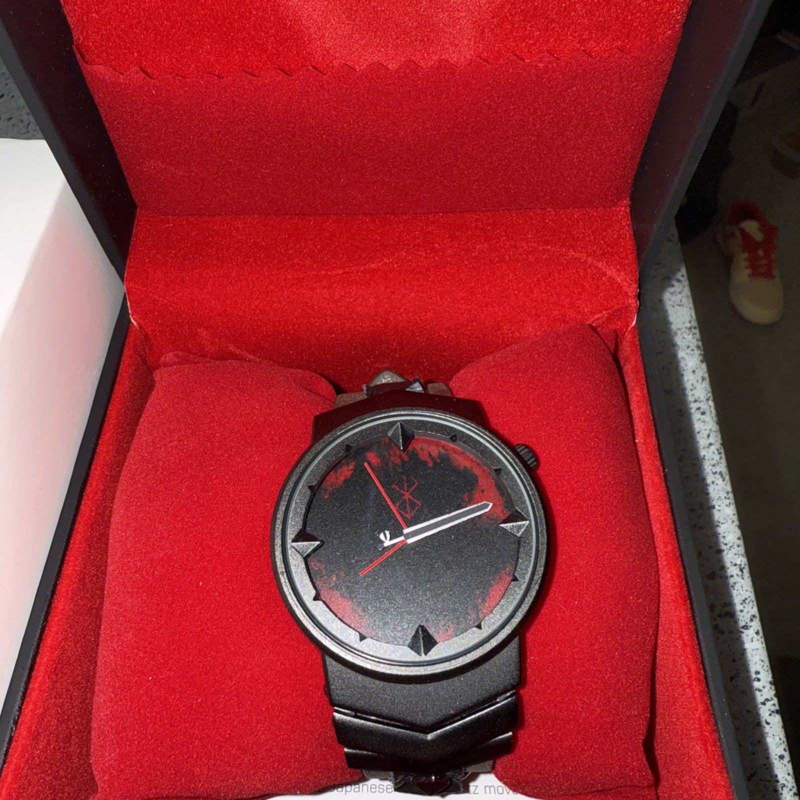 Berserk watch Crunchyroll Exclusive New In box 2017 Guts Sword Second Counter