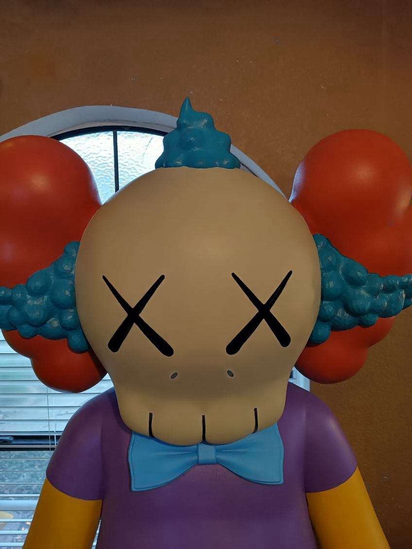 Kaws 6Ft 2” Krusty Supreme 3D Print Store Display!! Amazing Sneaker