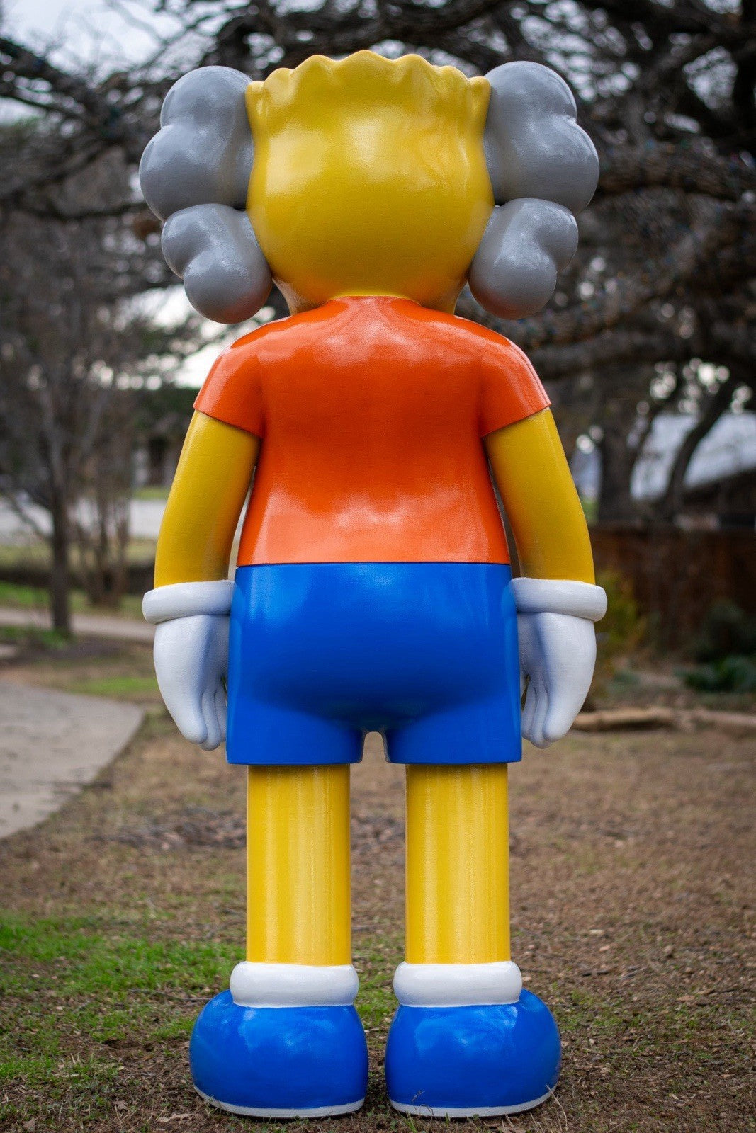 BART Simpson Kaws 3-D Print 5Ft 1” Statue Supreme Sneaker Store Display