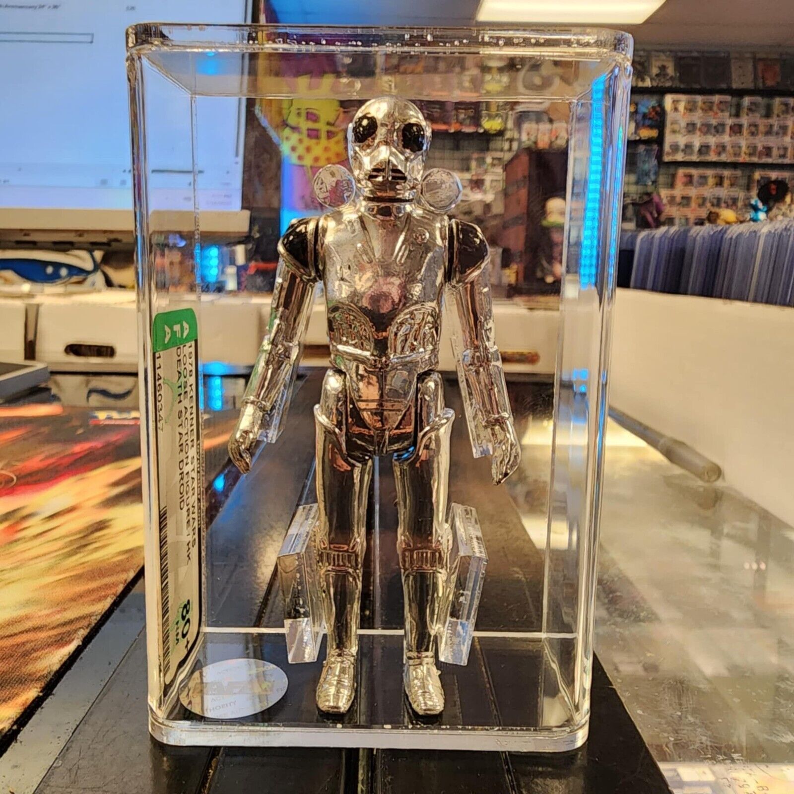 Star Wars Death Star Droid 1978 Vintage Kenner Action Figure AFA 80 Graded