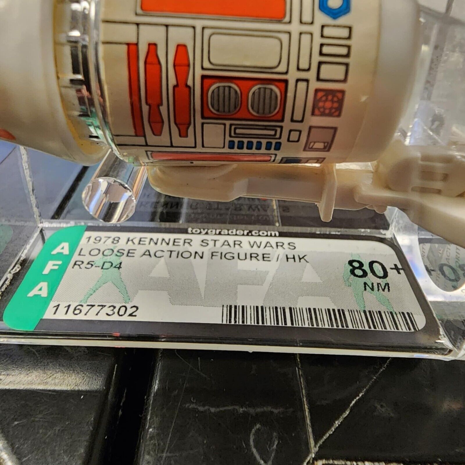 1978 Star Wars R5-D4 Droid. AFA Grade 80+ Loose Figure