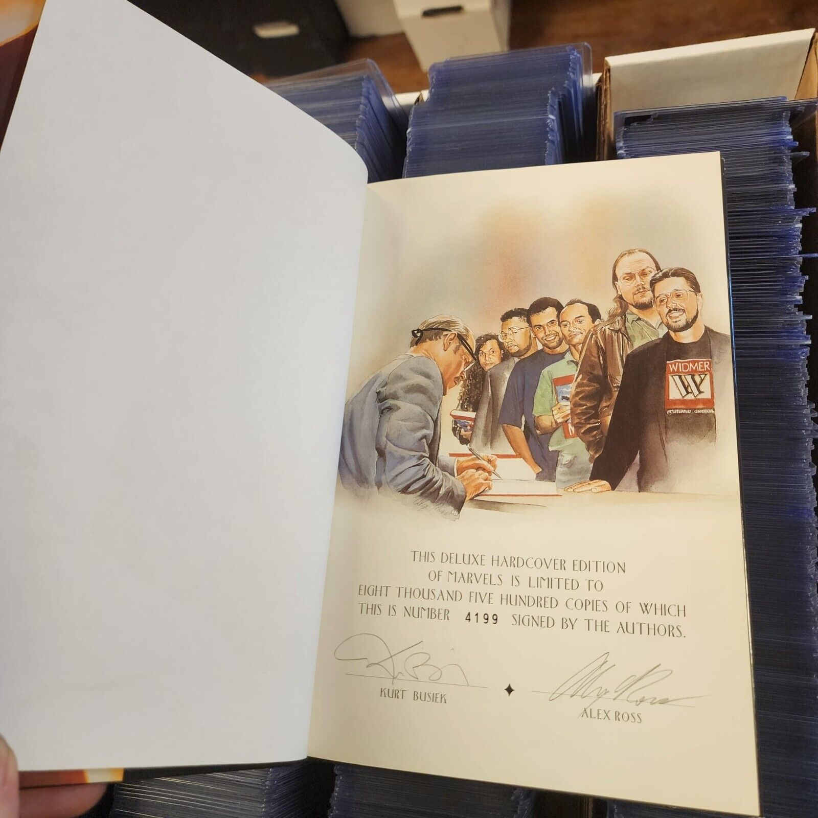 Marvels Limited Edition Signed & Numbered HC Rare Alex Ross 4199/8500