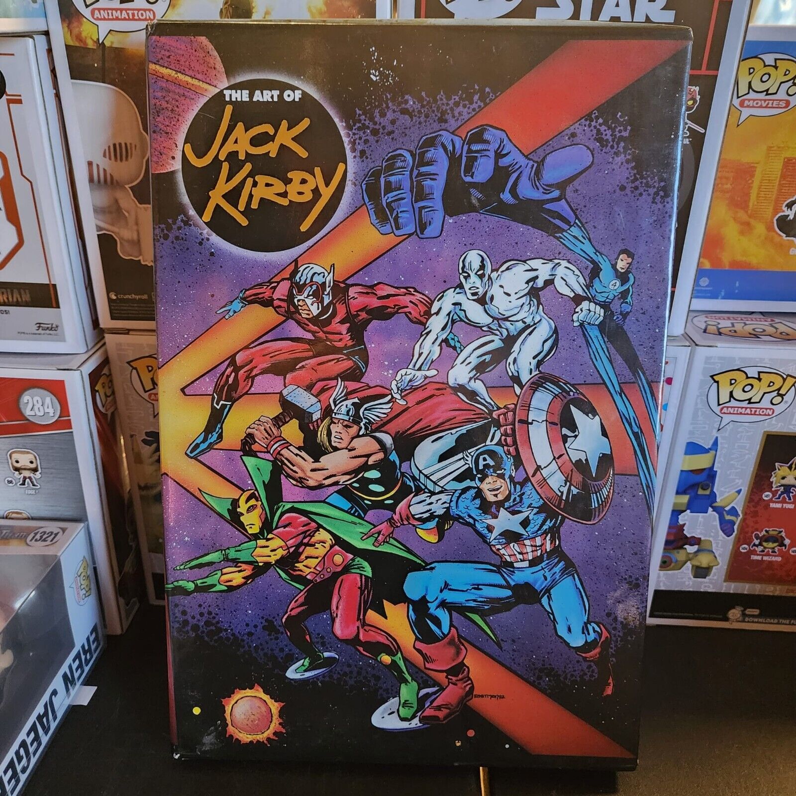 The Art of Jack Kirby Lmtd Ed. #422/1000 Autographed Jack Kirby Slipcase