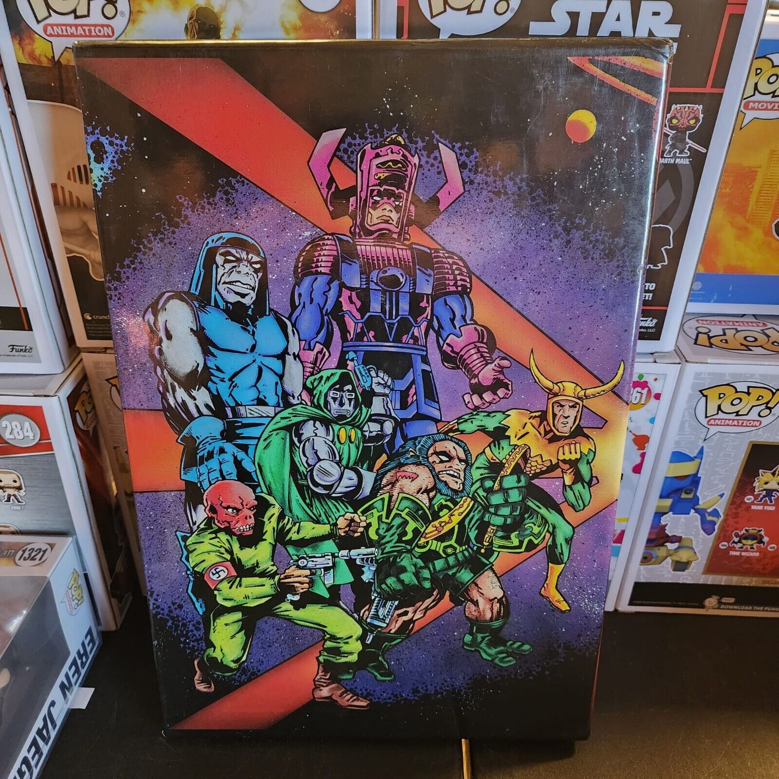 The Art of Jack Kirby Lmtd Ed. #422/1000 Autographed Jack Kirby Slipcase