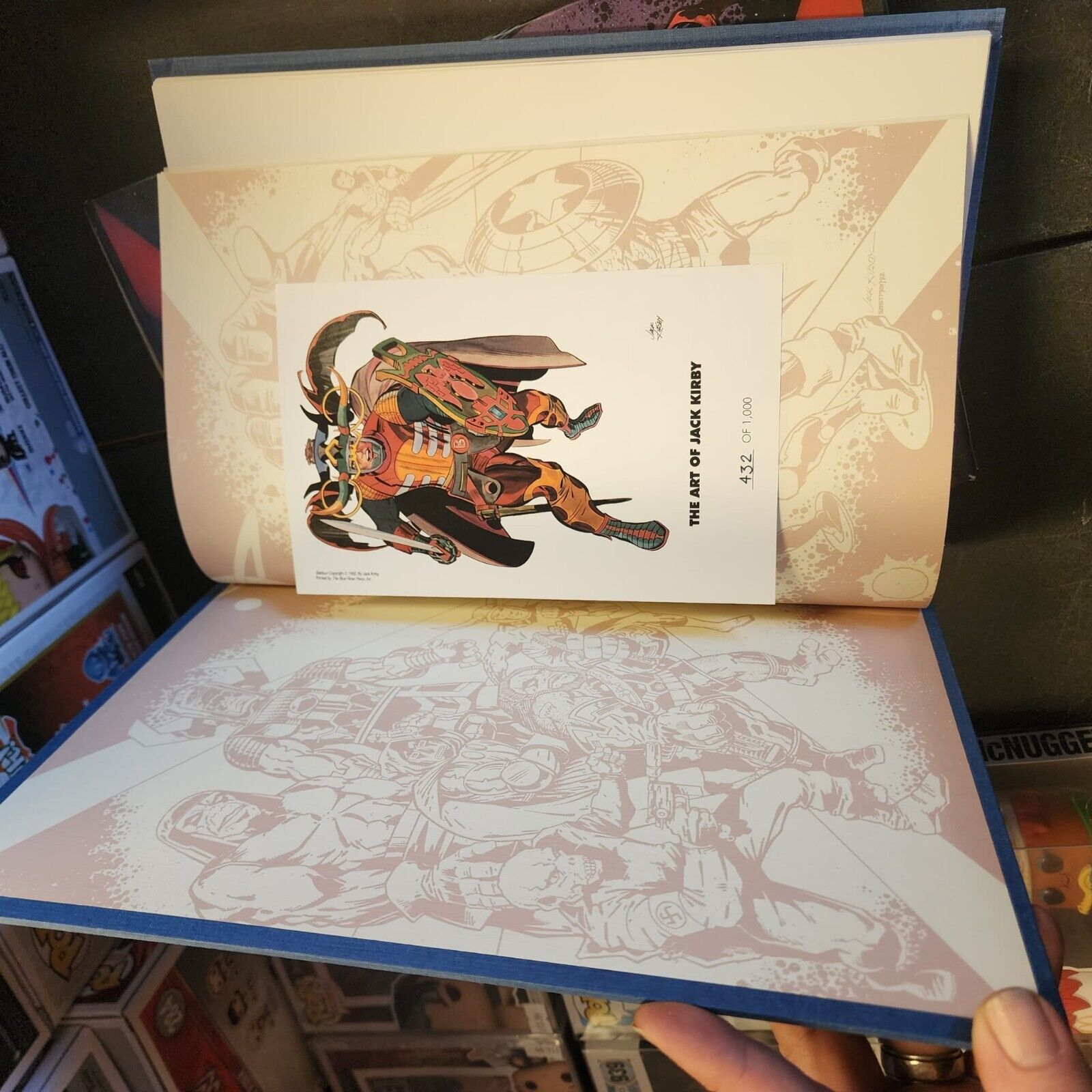 The Art of Jack Kirby Lmtd Ed. #422/1000 Autographed Jack Kirby Slipcase