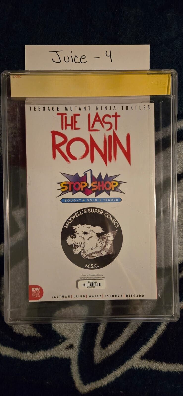 TMNT The Last Ronin #1 CCG SS 9.8 w Sketch Eastman