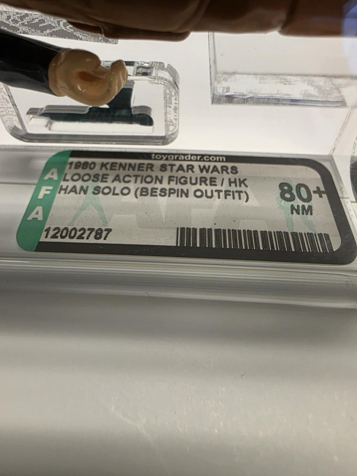 1980 Star Wars ESB Han Solo Bespin Outfit. AFA Grade 80+ NM Rare HK