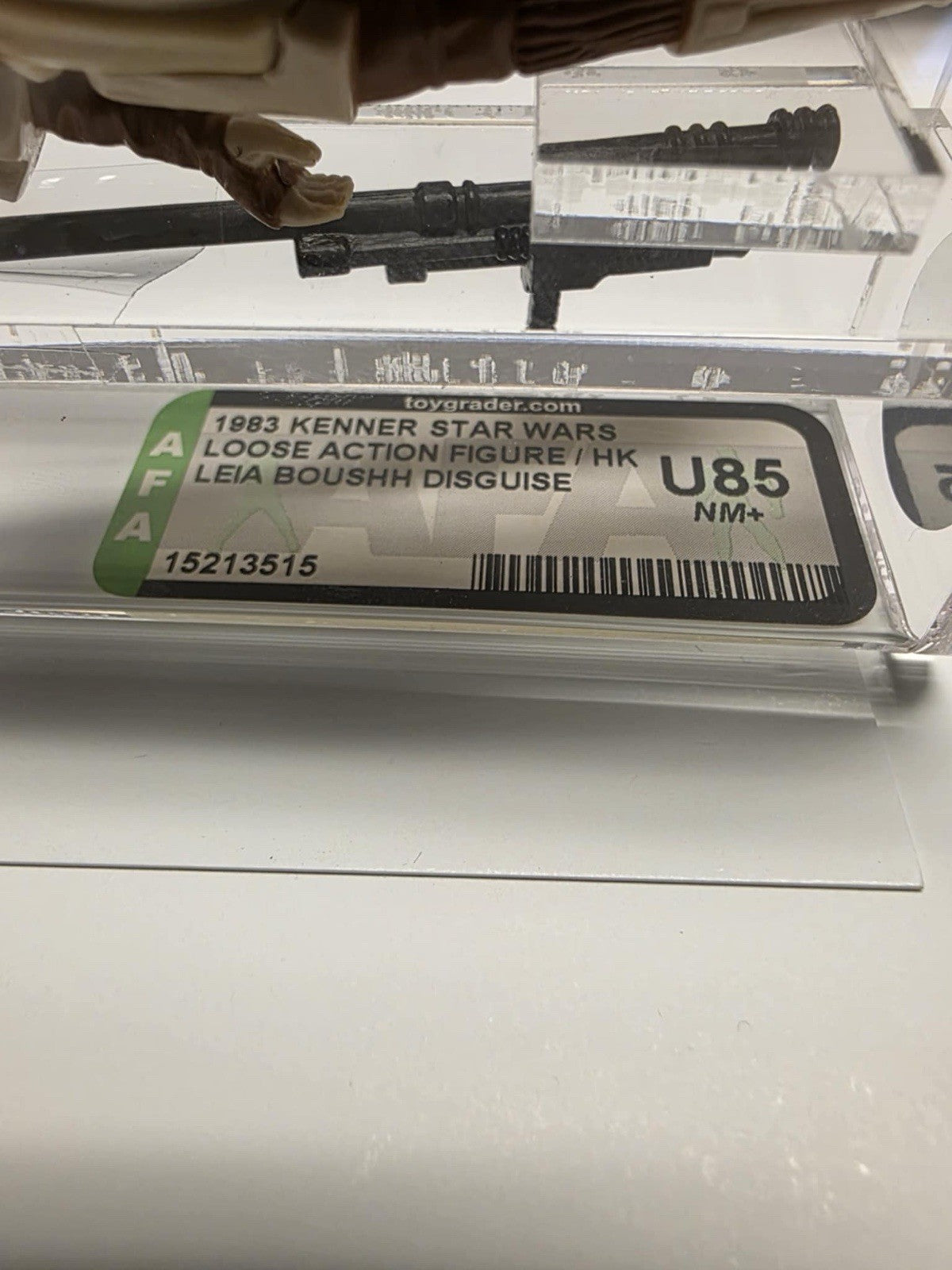 Vintage 1980 Star Wars Kenner AFA 80+ Luke Bespin Blonde Hair Loose Figure HK