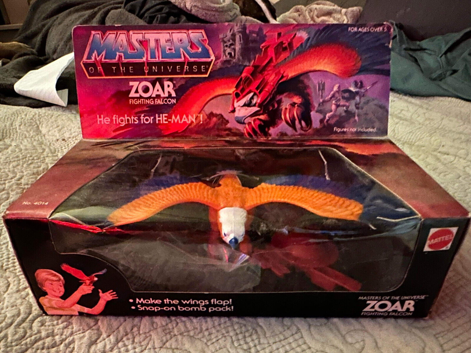 Vintage 1983 Masters of the Universe ZOAR Fighting Falcon