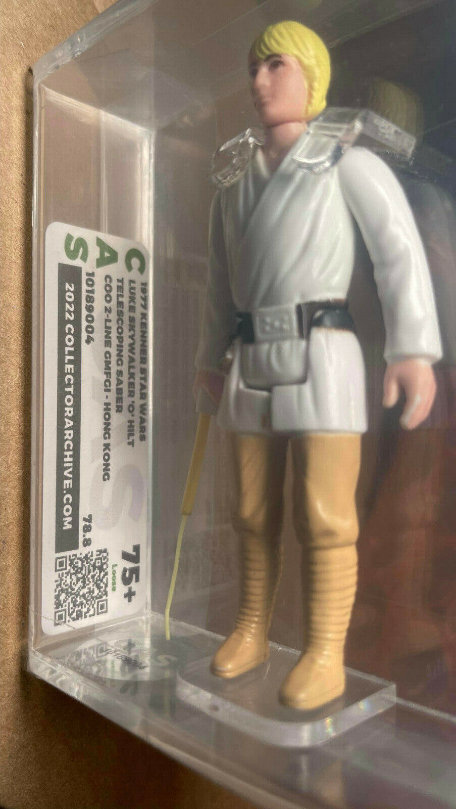 1977 Kenner Star Wars Luke Skywalker Telescoping Saber Action Figure C