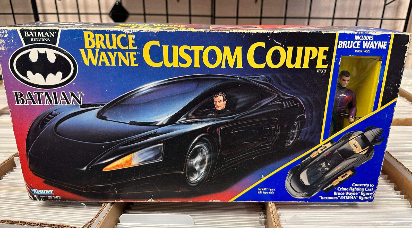 1991 Batman Returns Bruce Wayne Custom Coupe w/Bruce Wayne Action Figure 2