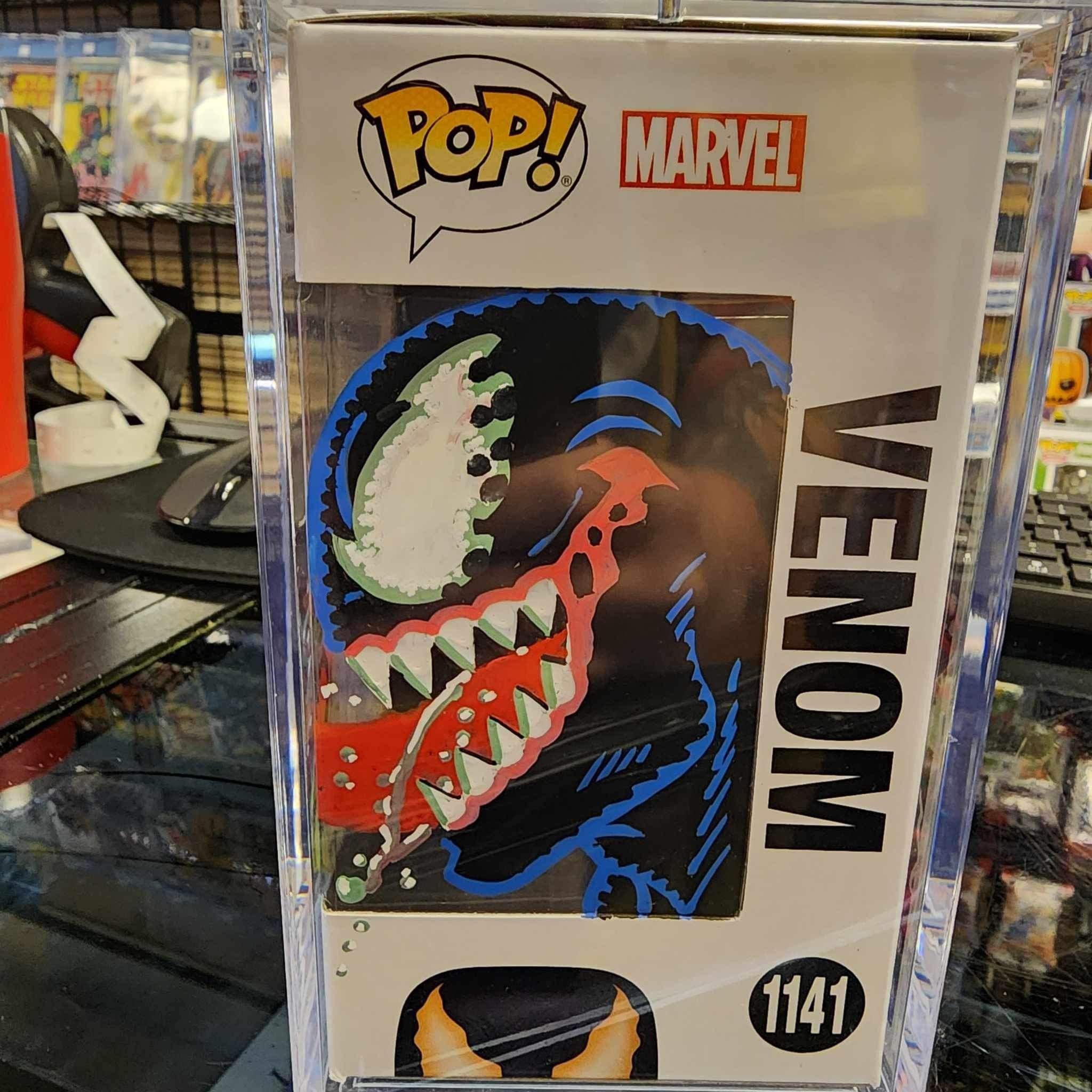 Funko Pop! Anti Venom #100 GITD Signed/ Art by Sam De La Rosa