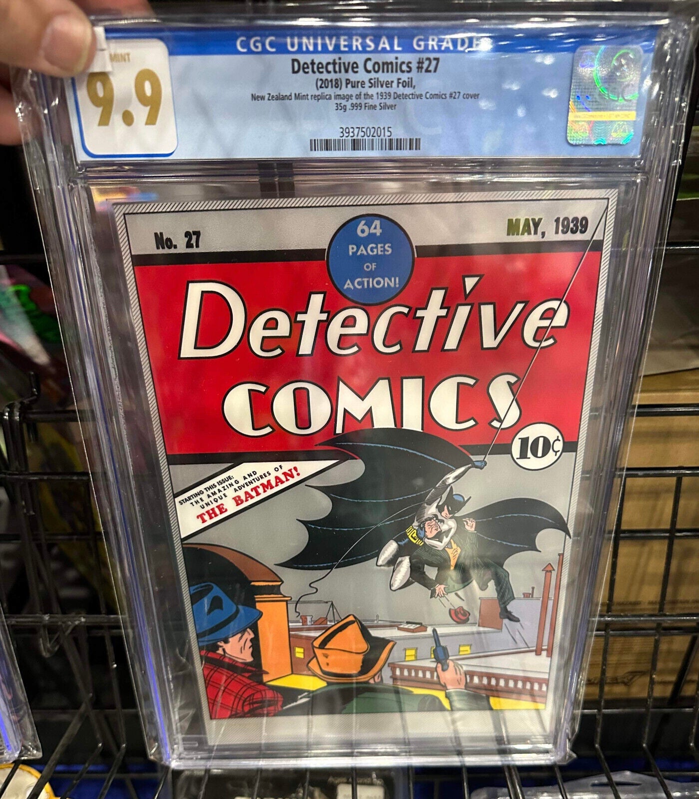 Batman Detective Comics #27 DC Comics New Zealand Mint Replica CGC 9.9