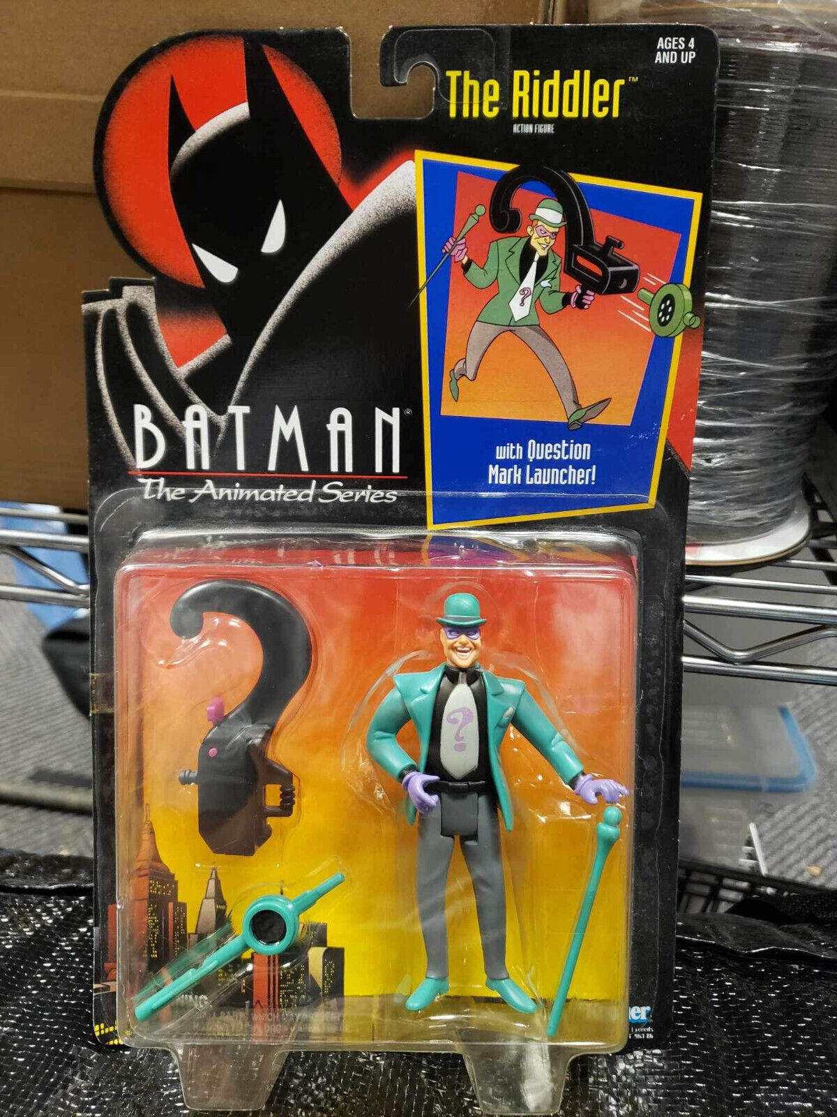 Kenner 1992 Batman The Animated Series: The Riddler Action Figure