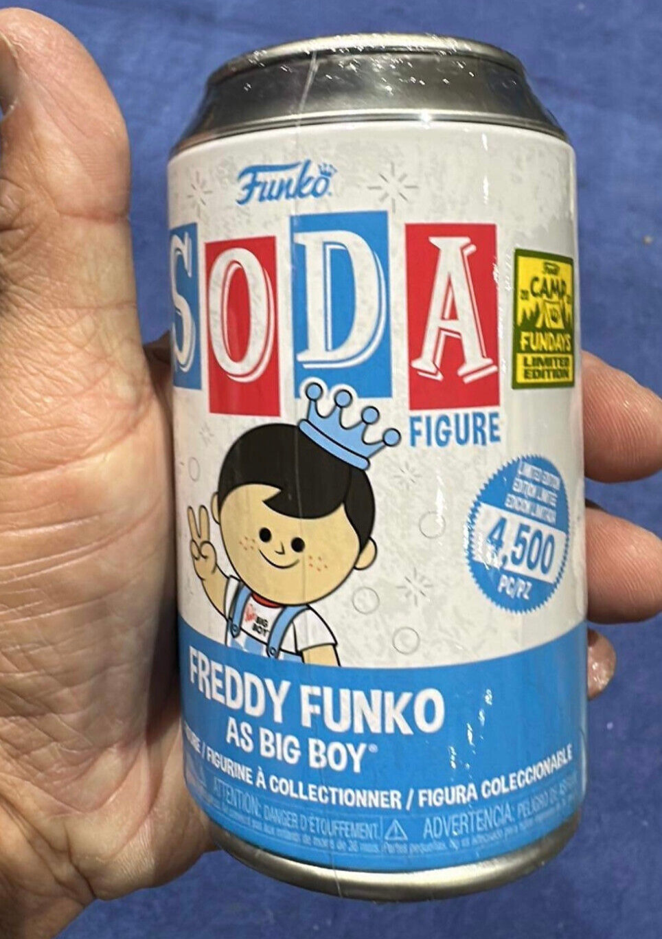 Funko SDCC 2023 Fundays Big Boy Freddy Funko Soda LE 4500
