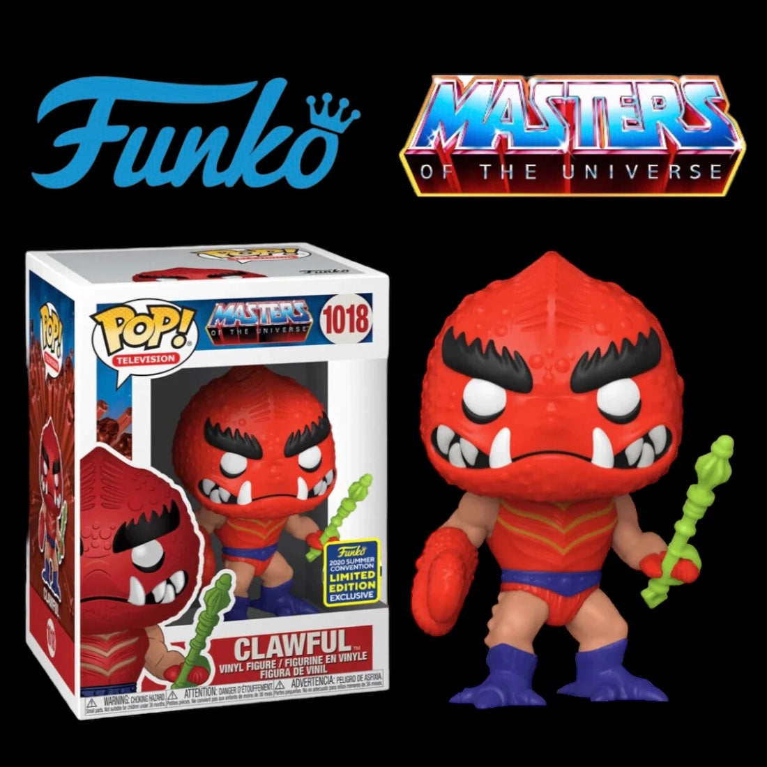 Funko Pop! Television 1018 Clawful 2020 SDCC Shared Exclusive