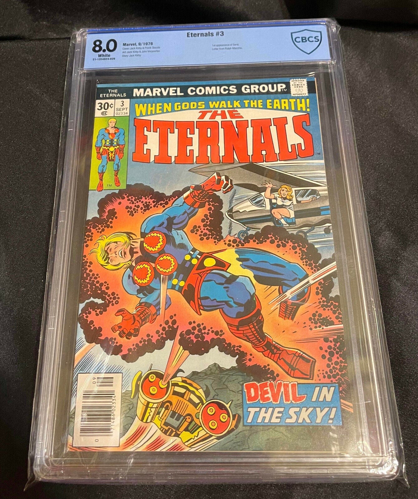 The Eternals #3 (1st Appearance Of Sersi) Marvel Comic Book 1976 CBCS 8.0