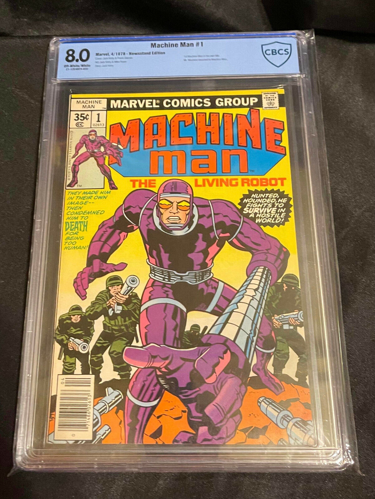 Machine Man #1  Marvel Comic Book CBCS 8.0 Jack Kirby 1978