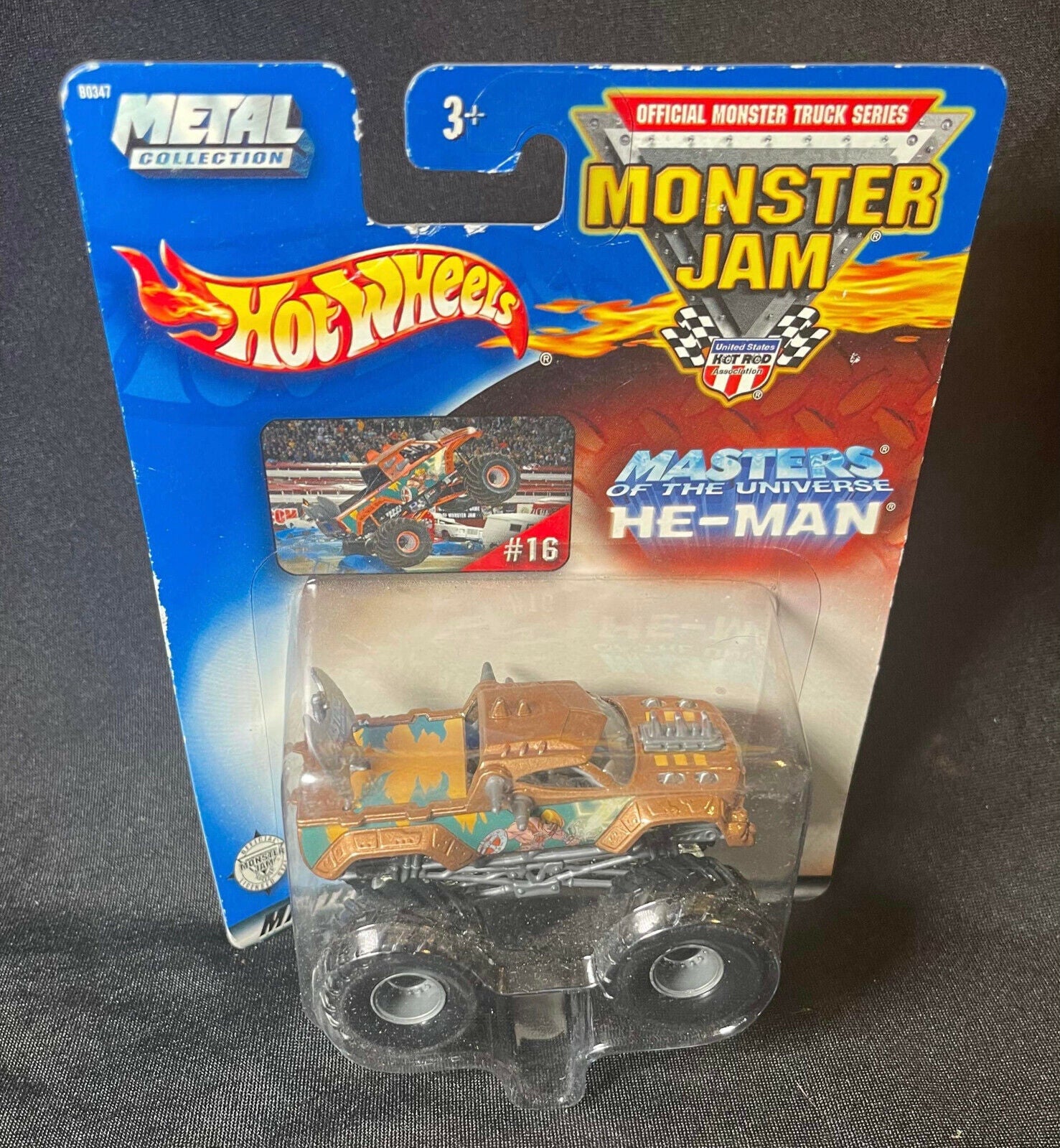 Hot Wheels Monster Jam HE-MAN 4X4 Truck MOTU Masters of the Universe Mattel