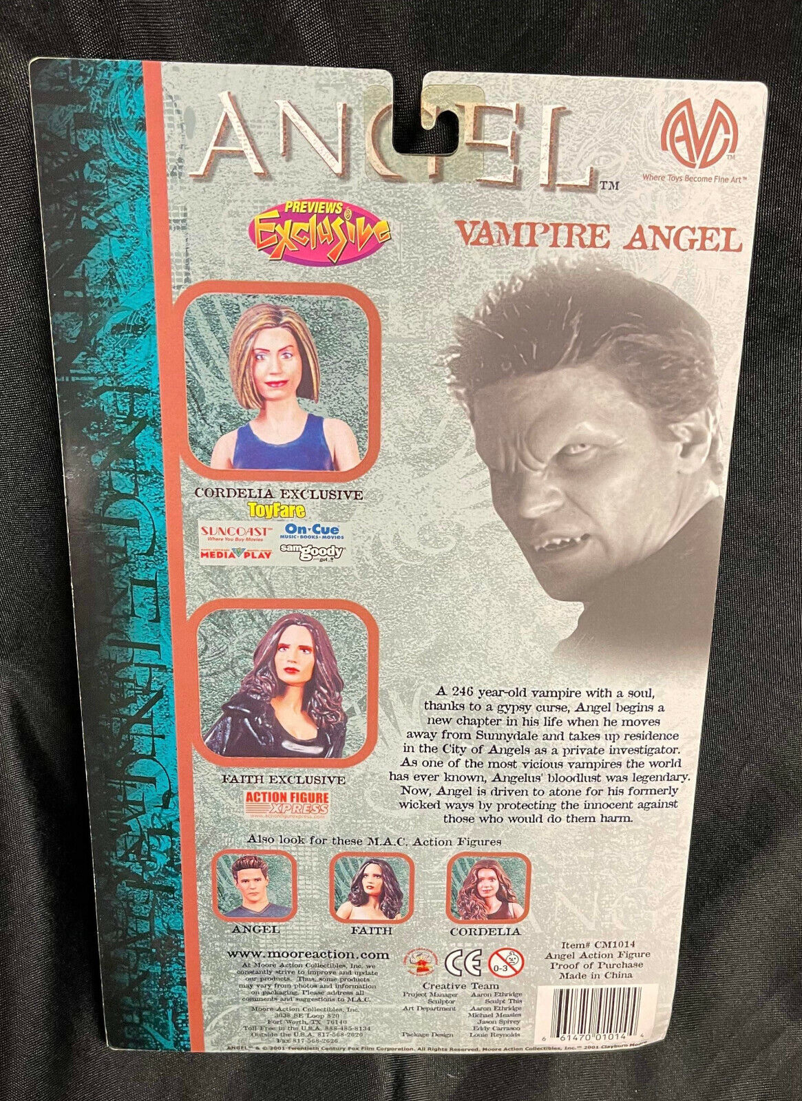 ANGEL - Vampire Angel - Buffy the Vampire Slayer Moore - Toyfare Exclsv. Figure