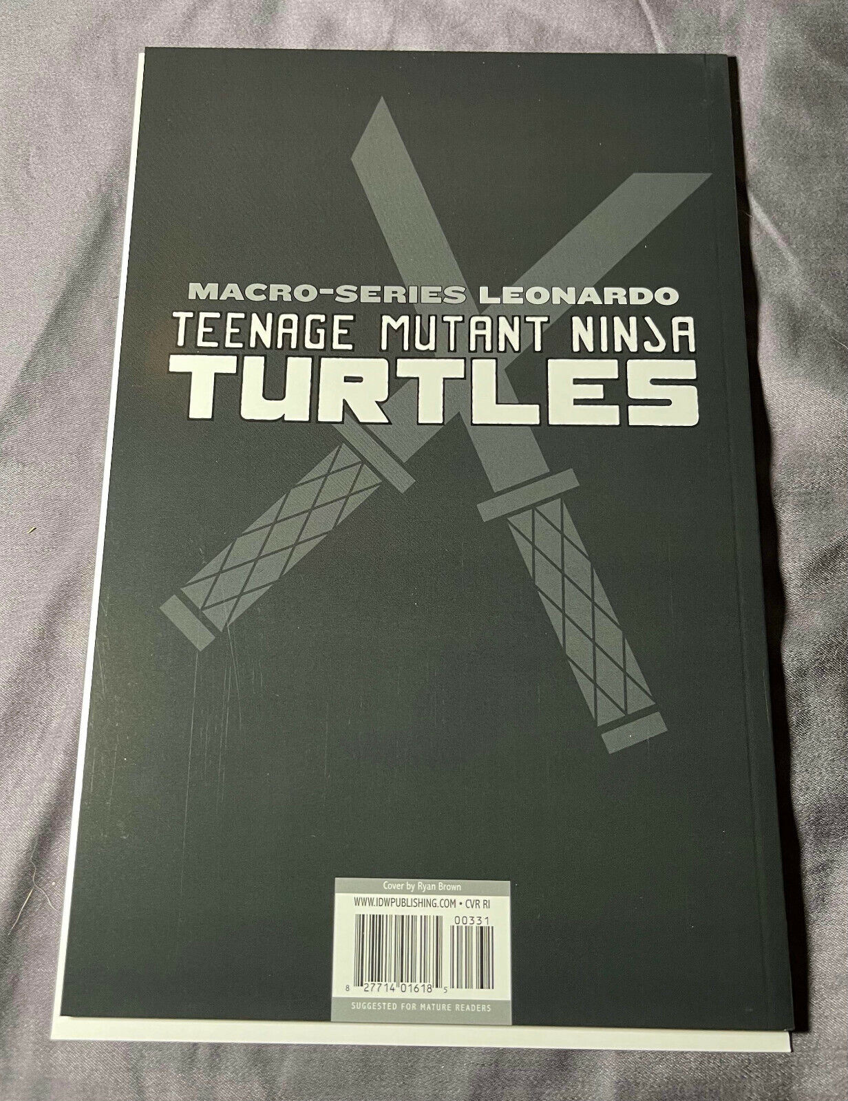 Teenage Mutant Ninja Turtles #3  TMNT RARE! LEONARDO MACRO SERIES RI Variant NM