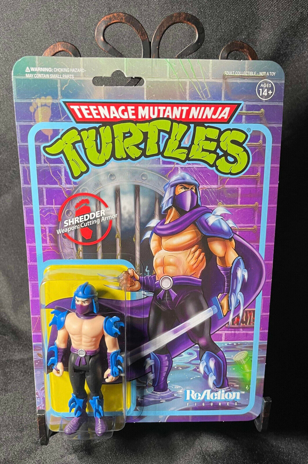 Super7 ReAction TMNT Teenage Mutant Ninja Turtles Shredder Action Figure