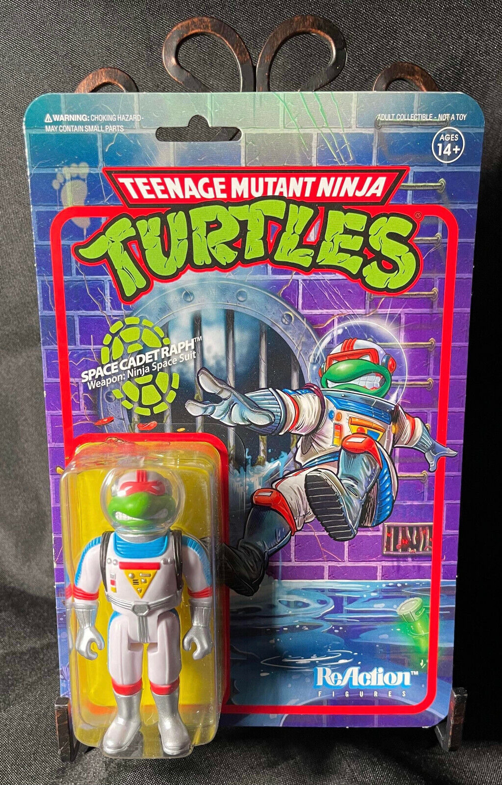 Super7 ReAction TMNT Teenage Mutant Ninja Turtles Space Cadet RAPH Action Figure