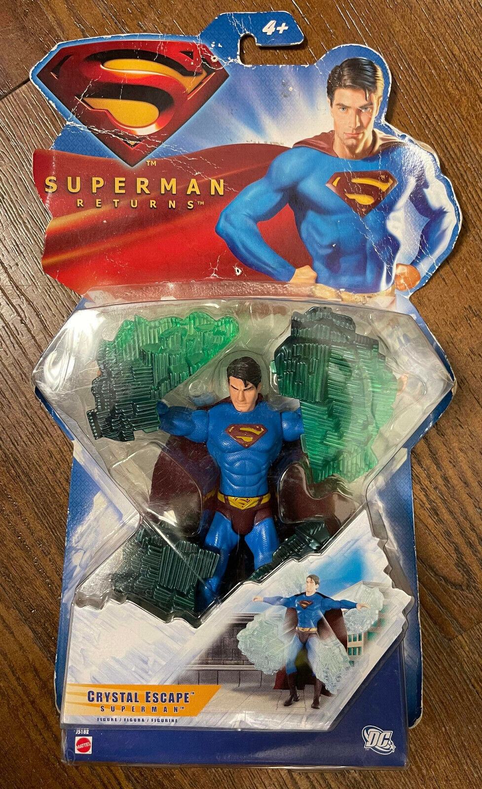 Superman Returns Crystal Escape Superman Action Figure Mattel