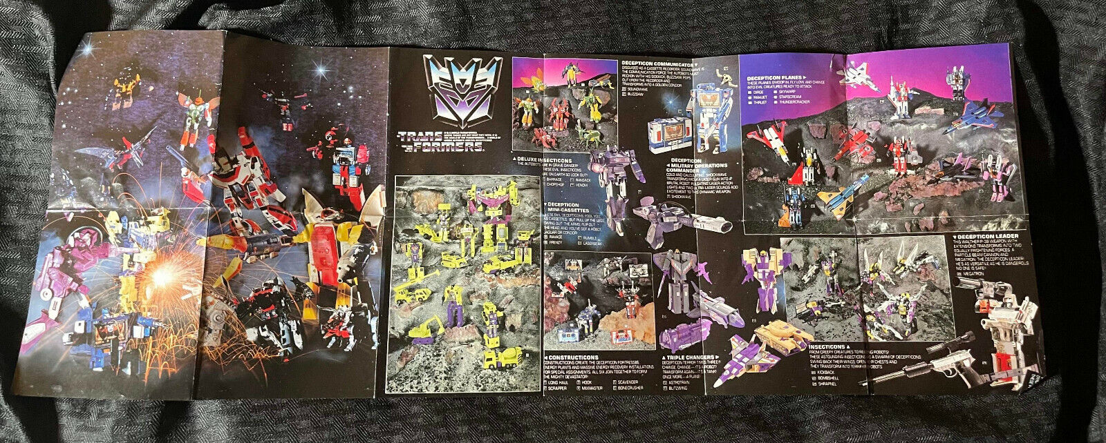 Vintage Transformers Item Catalogue Insert Booklet