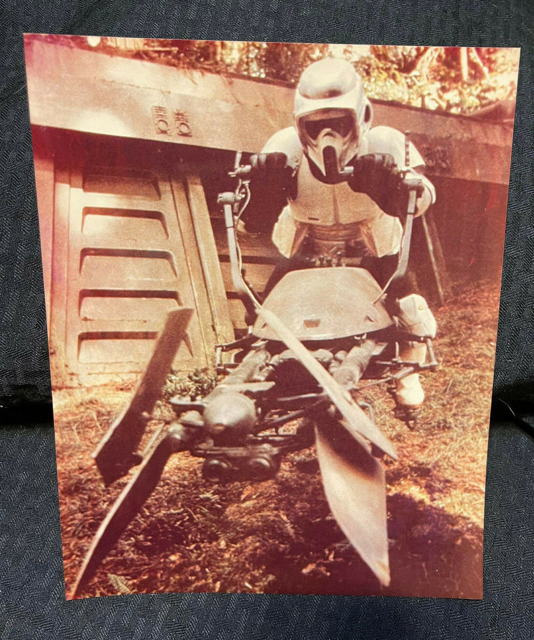 Vintage Star Wars - Original KODAK 8x10 BIKER SCOUT photo