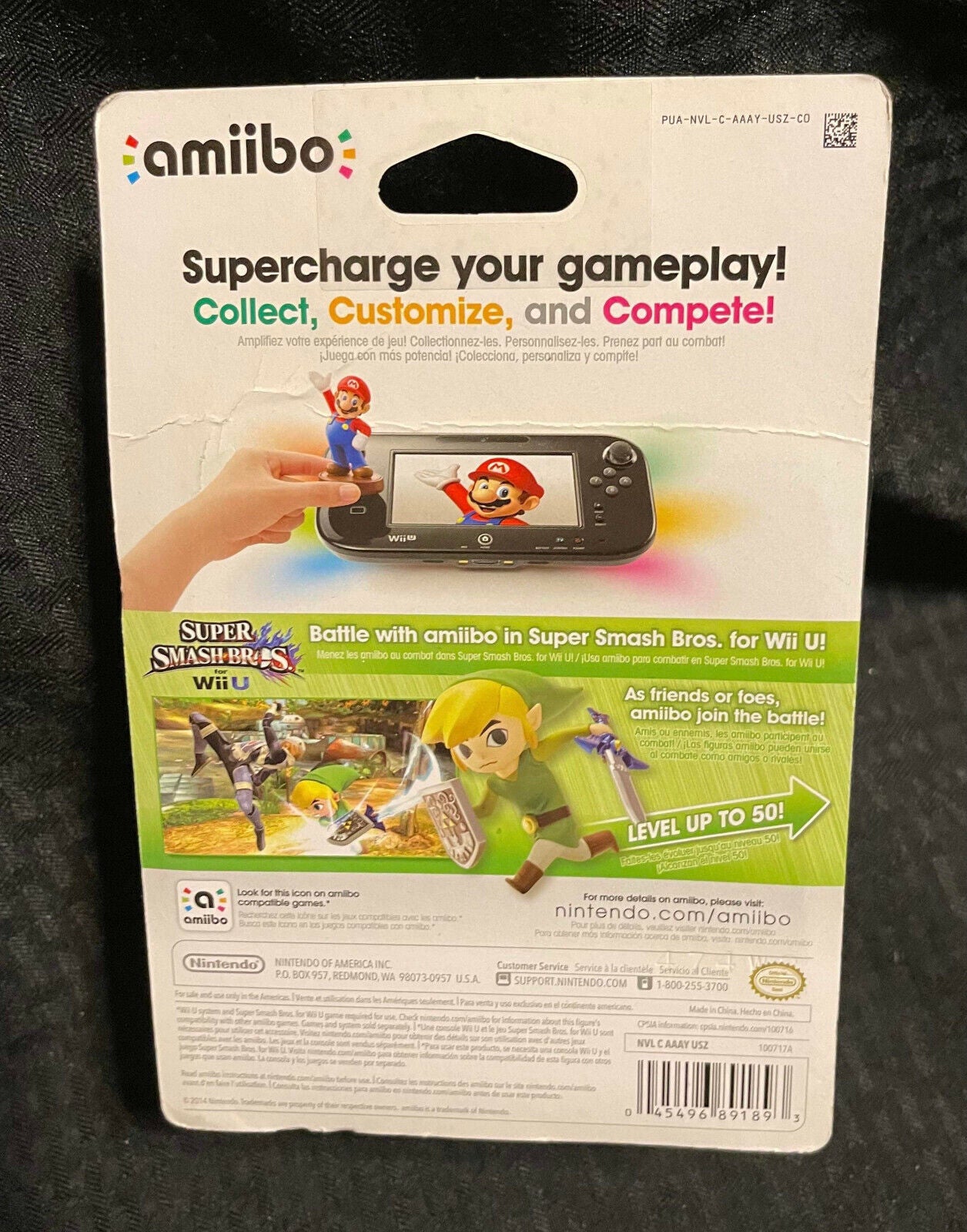 Toon Link Amiibo Super Smash Bros Nintendo Switch Zelda Wii U 3DS