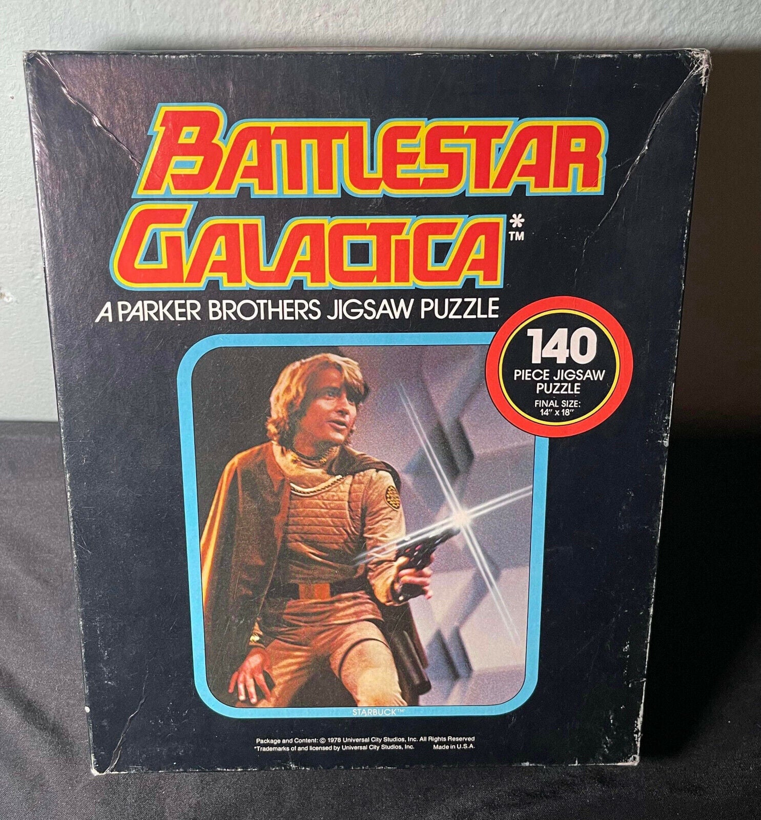 Vintage 1978 Battlestar Galactica Parker Brothers Jigsaw Puzzle 140 Pieces