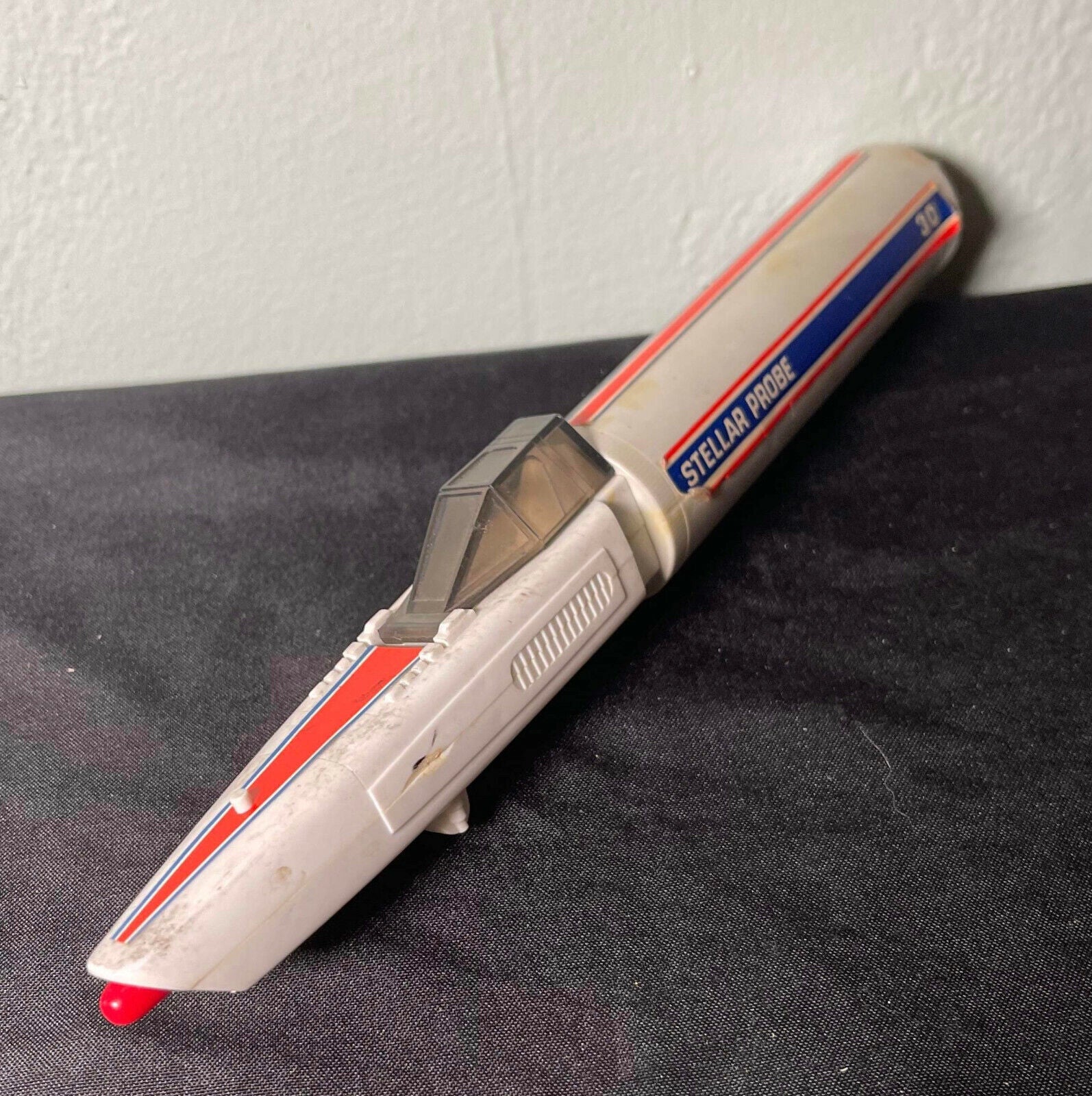 Vintage 1978 Battlestar Galactica Stellar - Shuttle Probe w Firing Missle