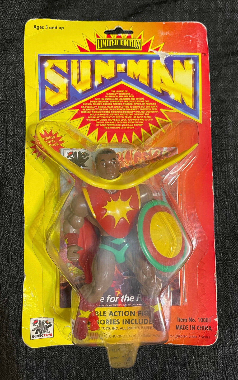 J-Hook Sun-Man - Olmec Toys Action Figure 1994 - SUPER RARE!!