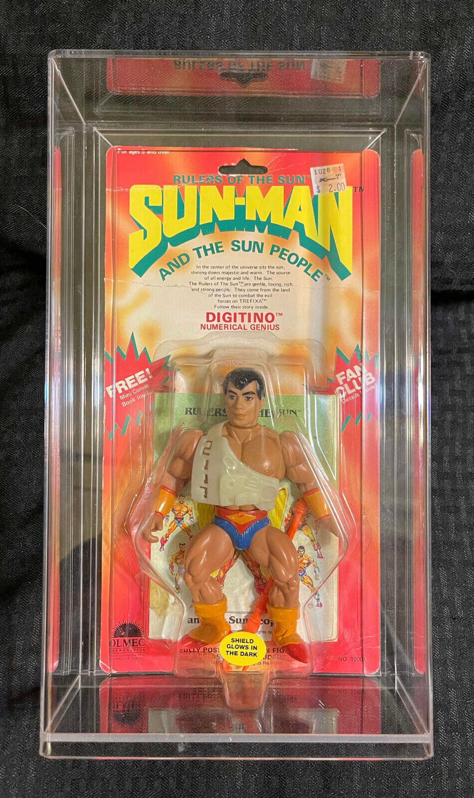 Sun-Man & the Glow People DIGITINO Olmec Toys Action Figure  SUPER RARE!!