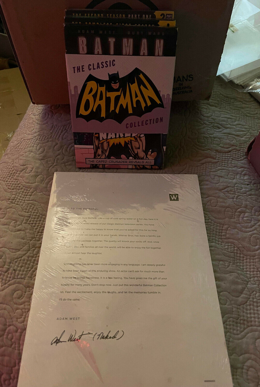 Batman the Movie  Bonus ADAM WEST NAKED DVD 3 Disc Set