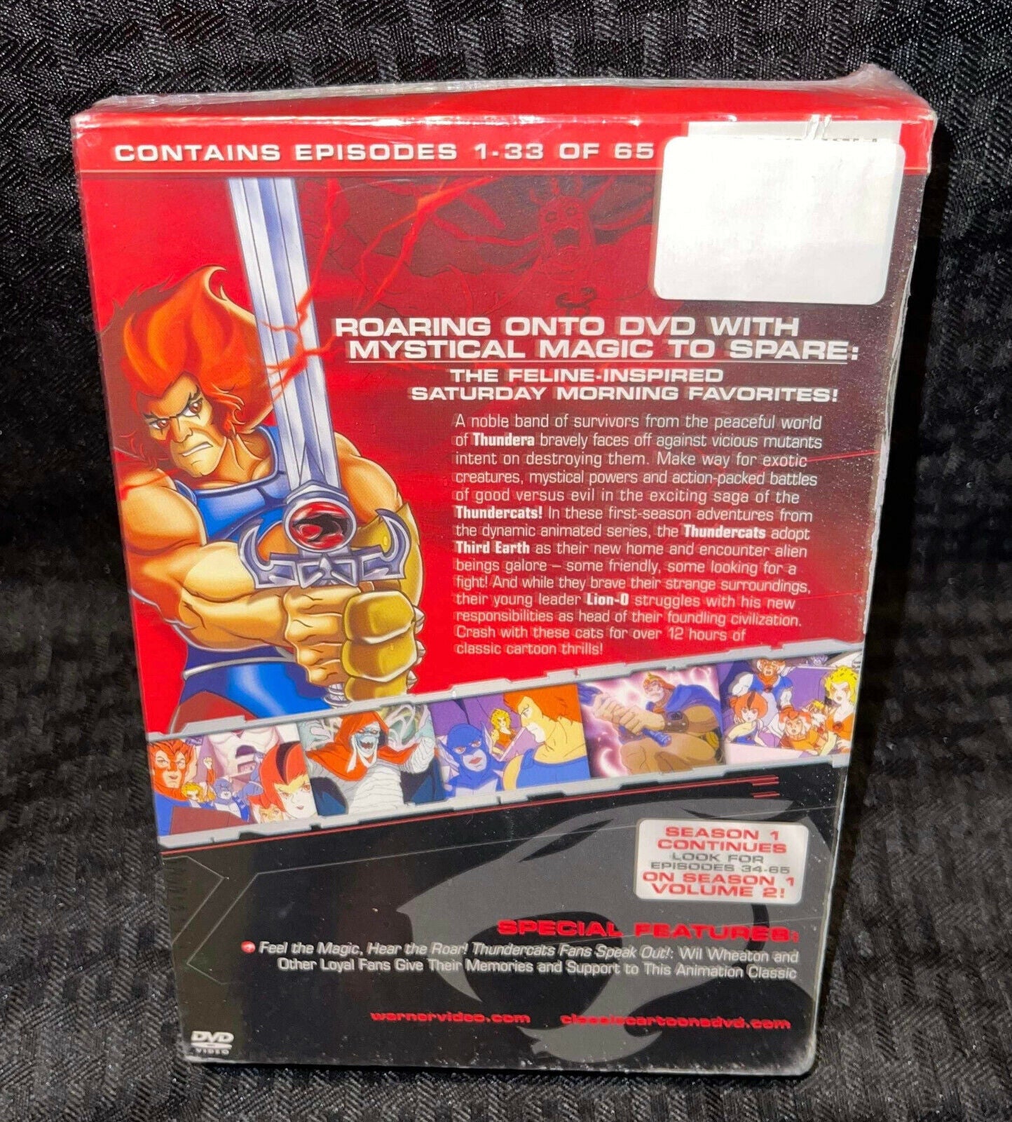 Thundercats: Season One Volume One (DVD) Set Factory Sealed