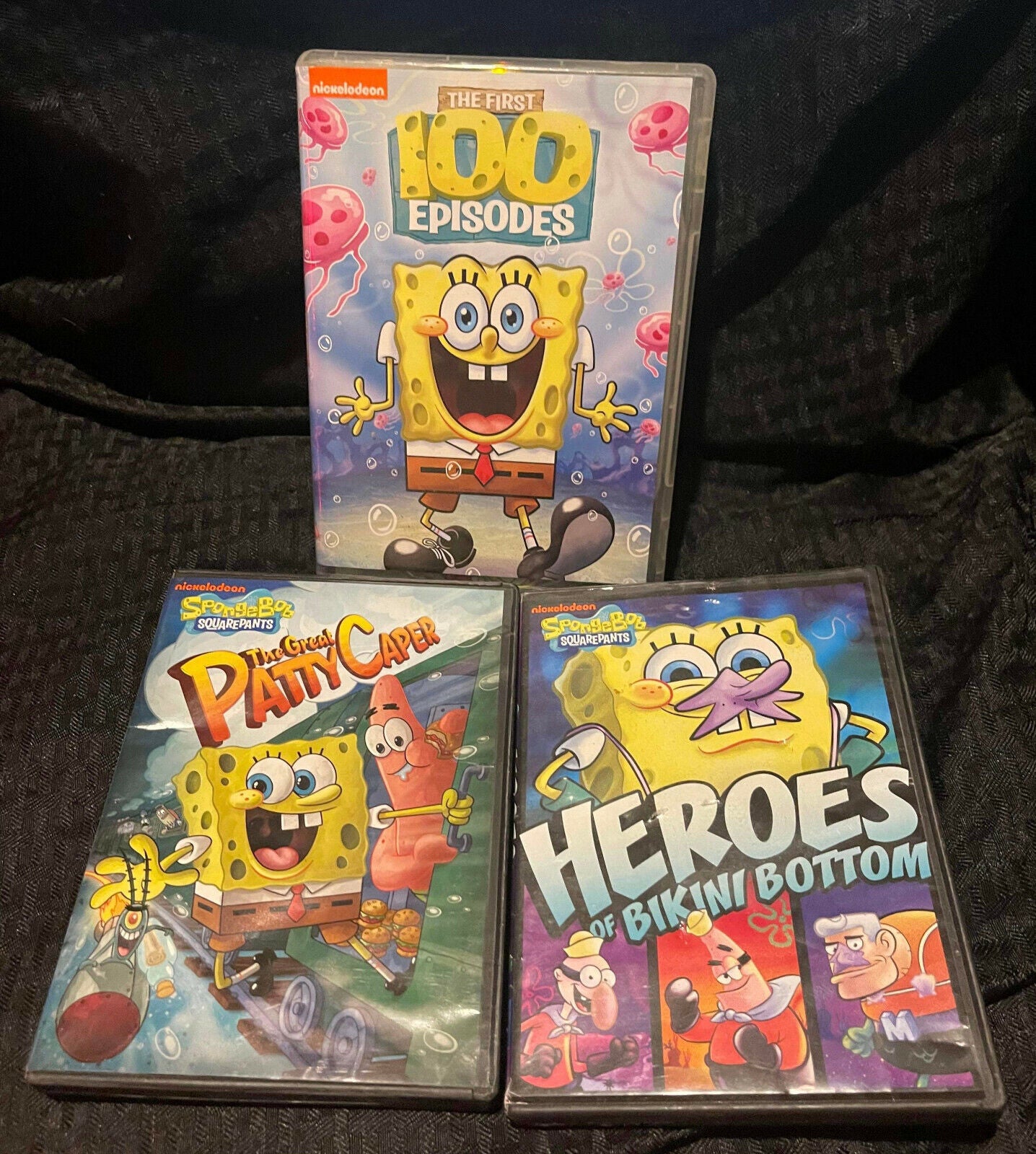 Nickelodeon Spongebob Squarepants DVD Lot of 3 - First 100 Episodes +