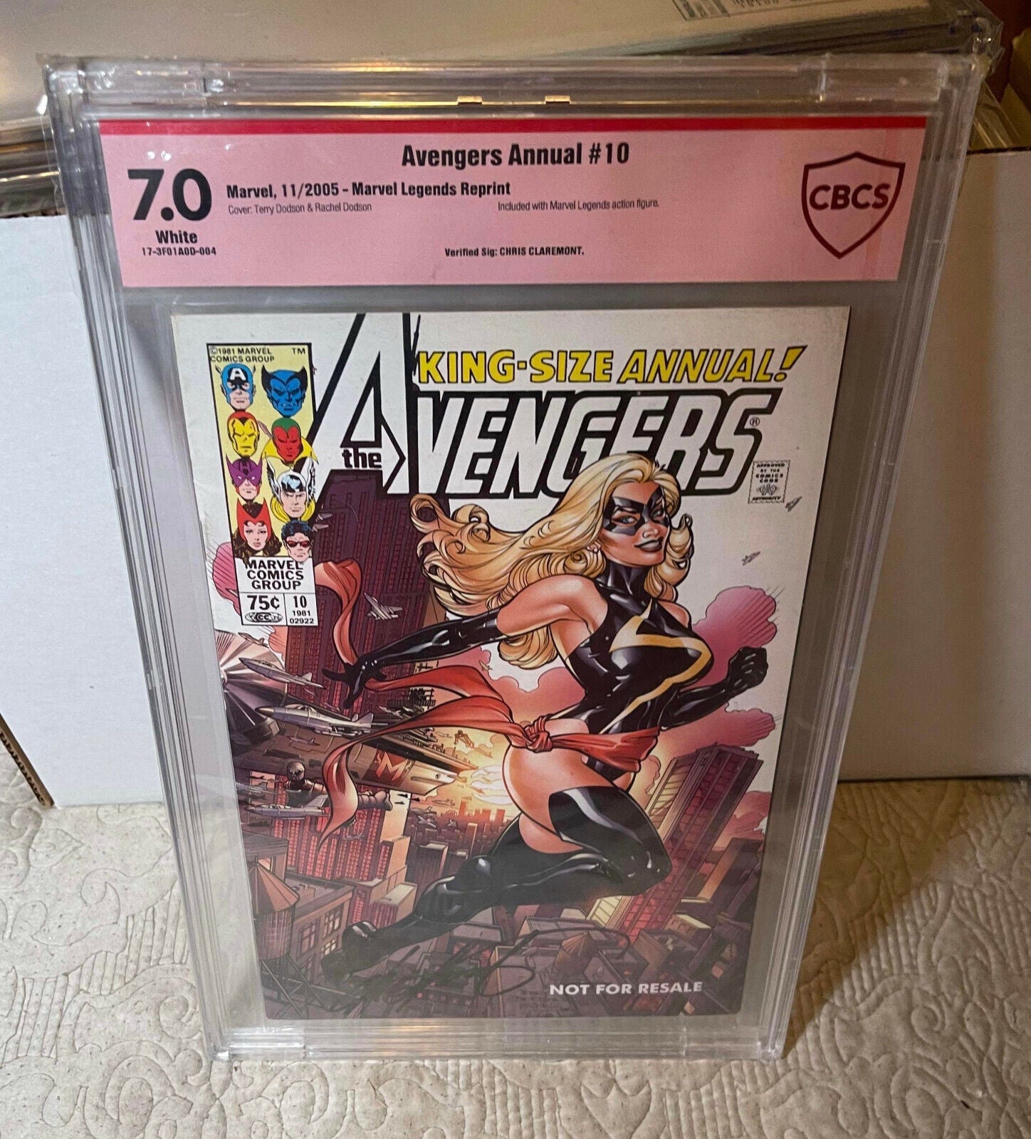 Avengers Annual #10 Marvel Legends Reprint 2005 CBCS 7.0 SS Chris Claremont