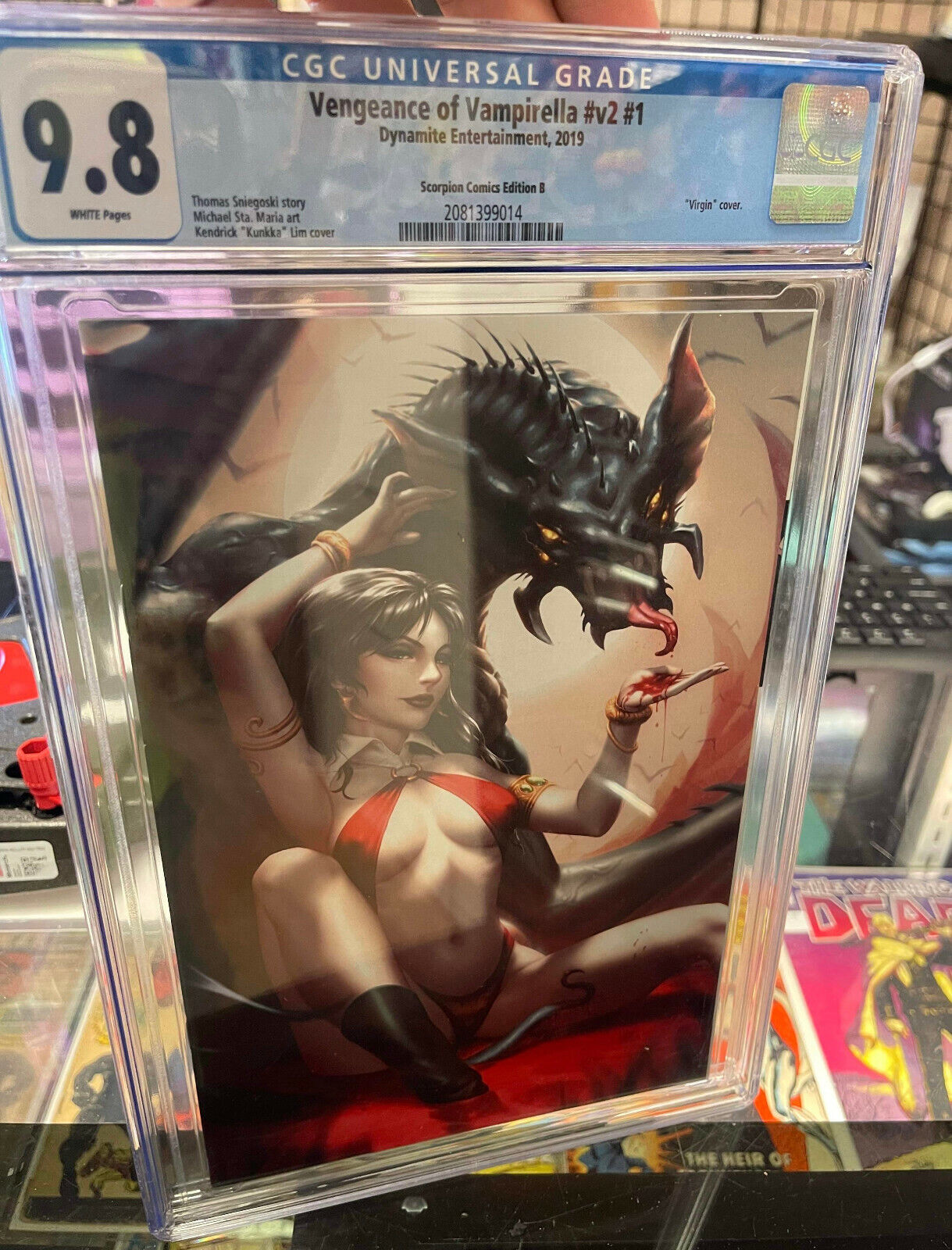 Vengeance of Vampirella Vol 2 #1 Scorpion Virgin Comics Edition B CGC 9.8 NM+