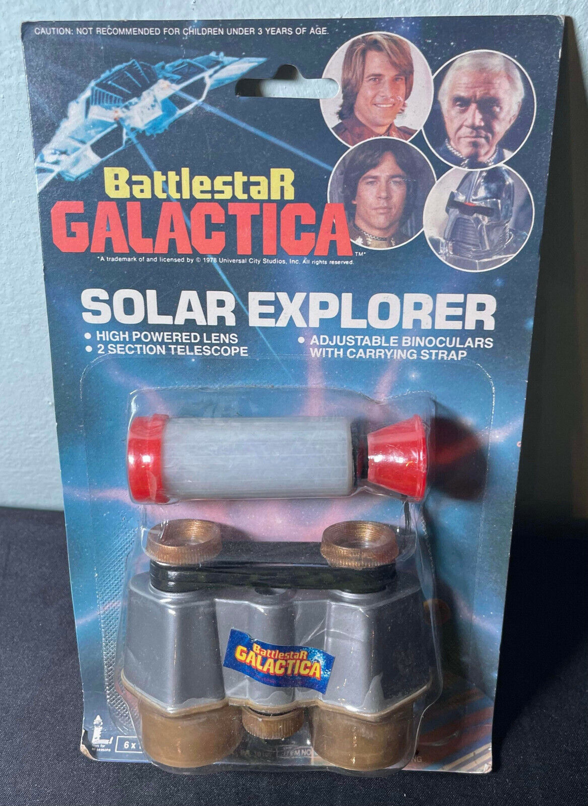 Vintage Battlestar Galactica Solar Explorer Binoculars Toy 1978