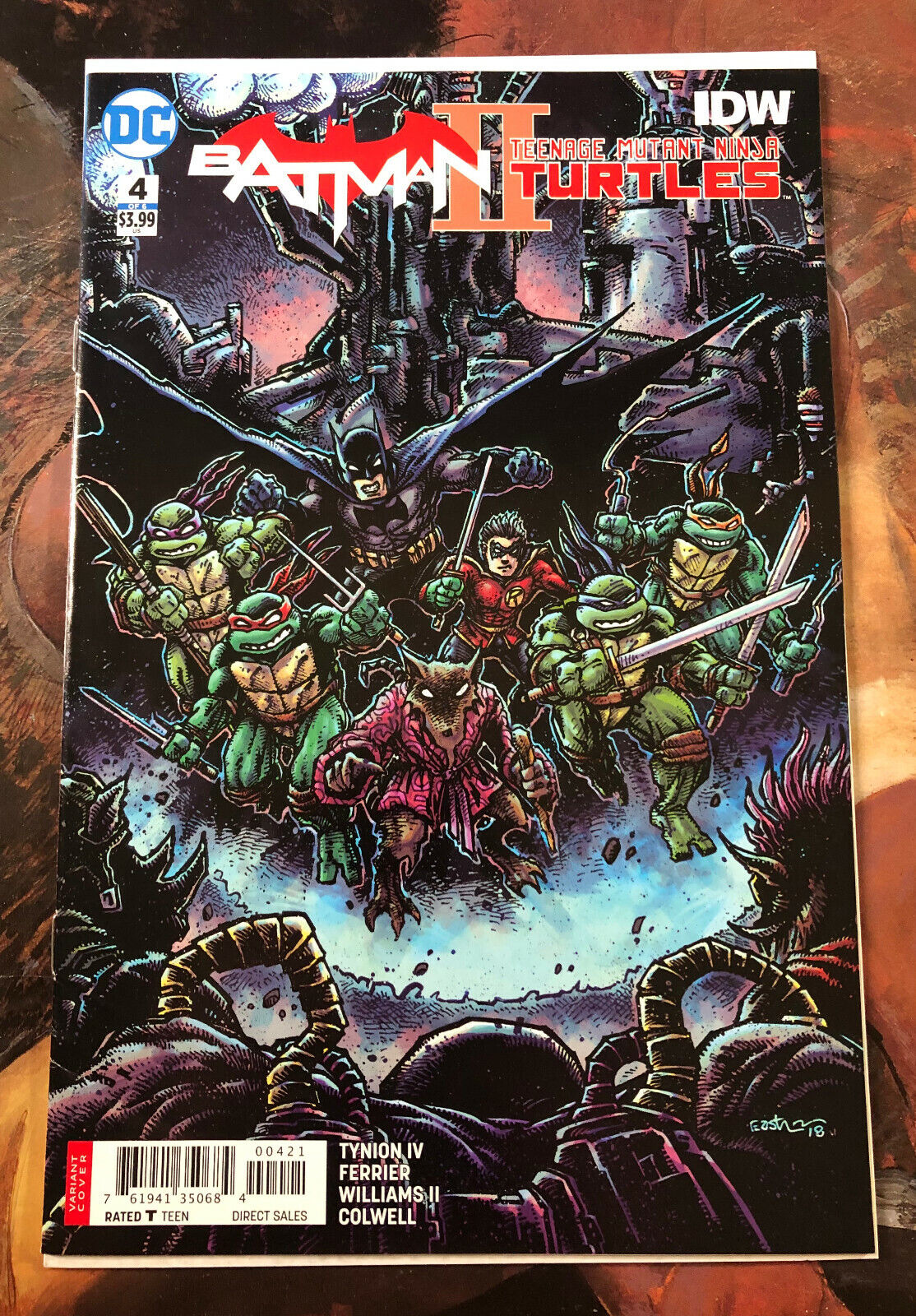 Batman / Teenage Mutant Ninja Turtles II #4 DC / IDW Comic Book