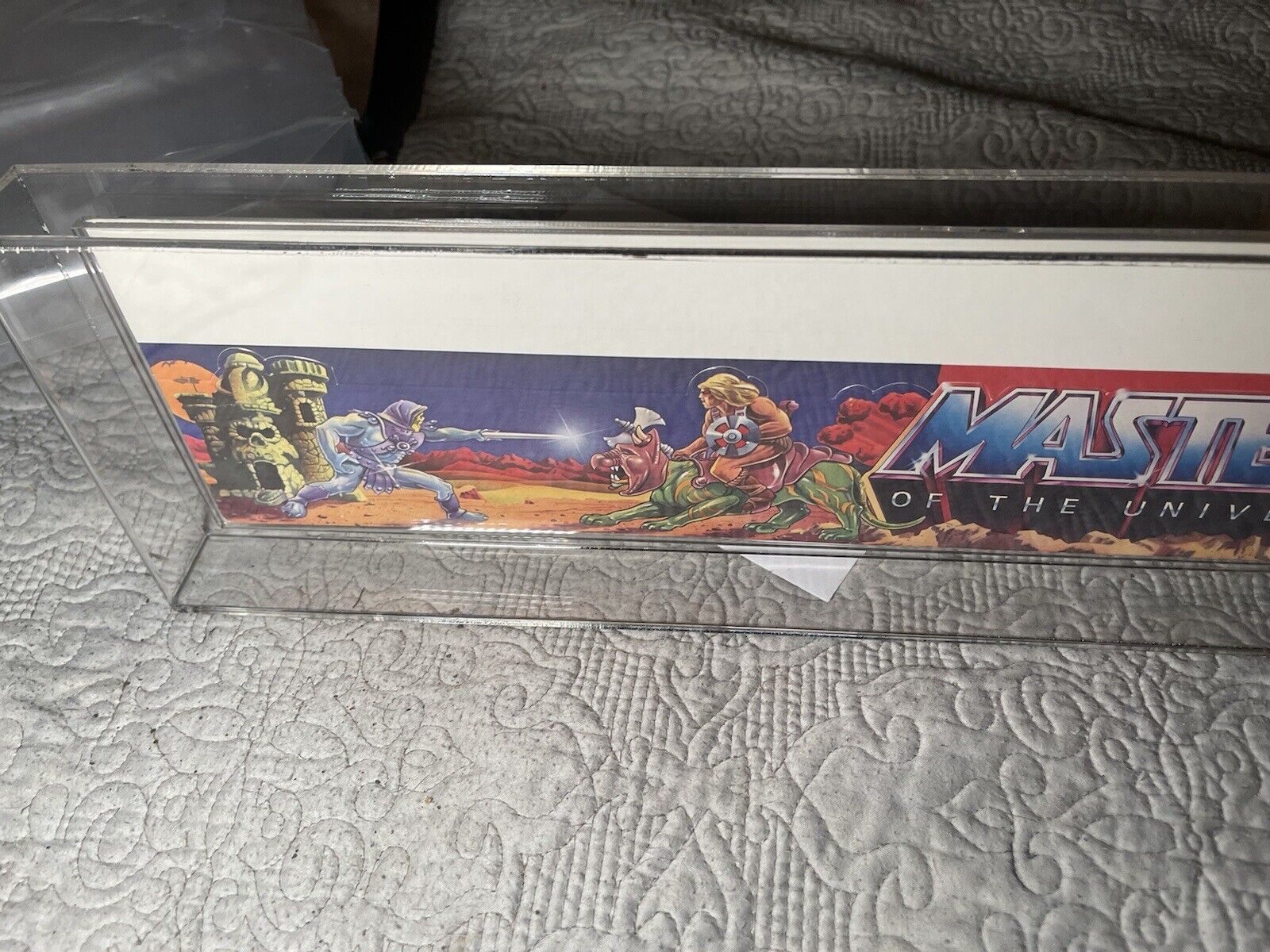 Masters of the universe 1981 Shelf Talker Cas 85 New!