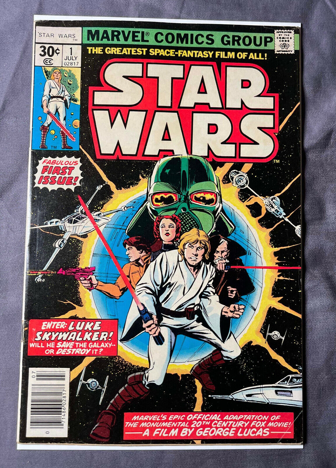 Star Wars #1 Marvel Comics 1977 Newsstand VF+  A New Hope  KEY ISSUE!