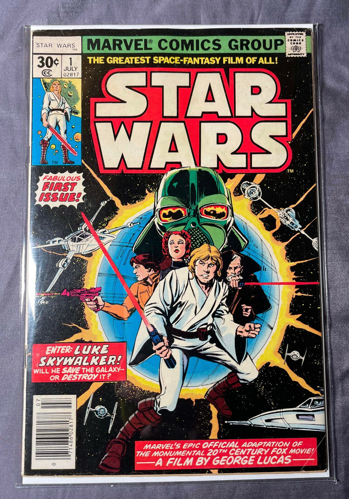 Star Wars #1 Marvel Comics 1977 Newsstand VF+  A New Hope  KEY ISSUE!