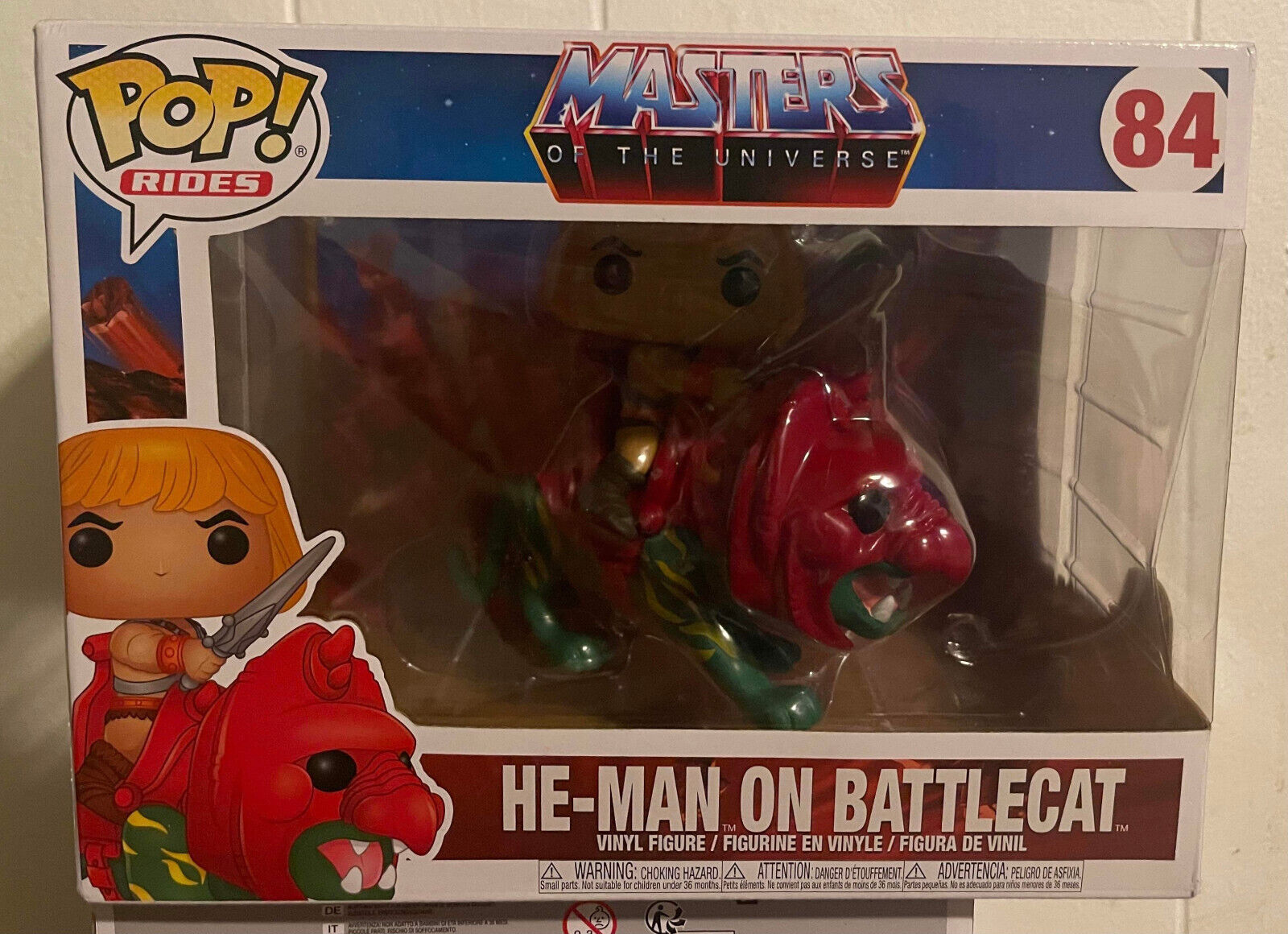 Funko POP Rides #84 Masters of the Universe He-Man on Battle Cat