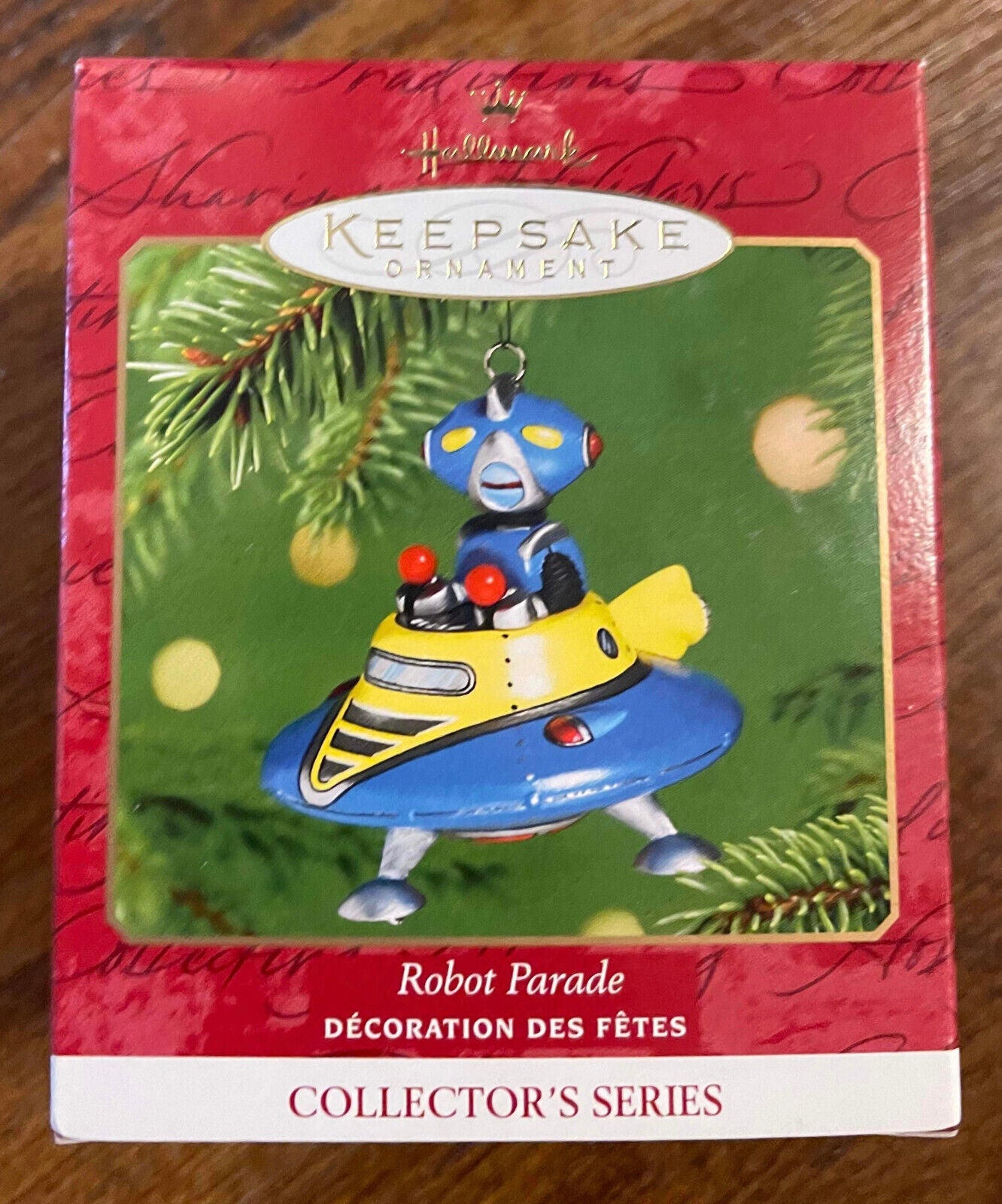 Hallmark Keepsake 2001 Robot Parade Collector's Series #2 Tin Ornament