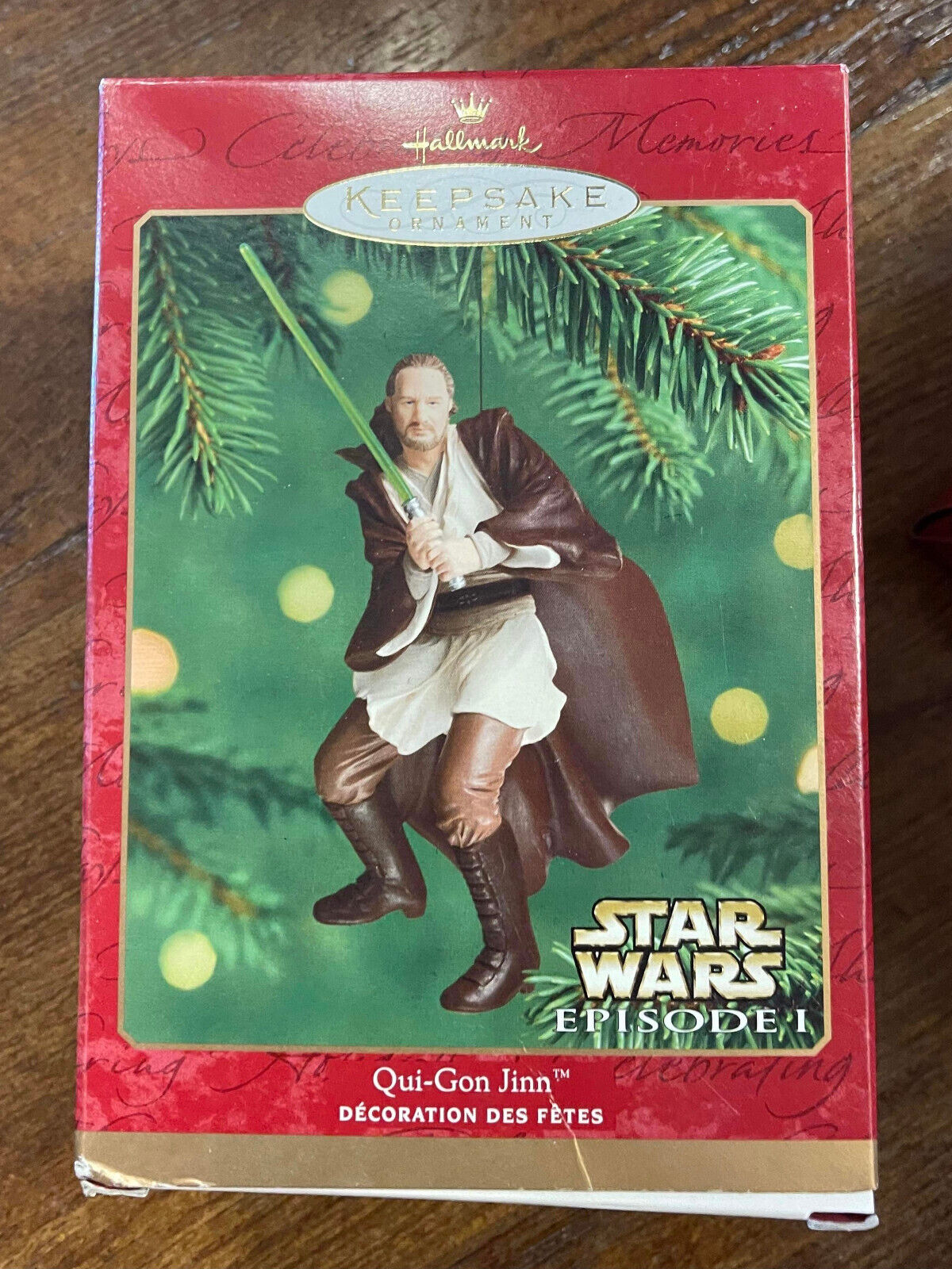 Hallmark Keepsake Ornament STAR WARS Episode 1 Qui-Gon Jinn 2000