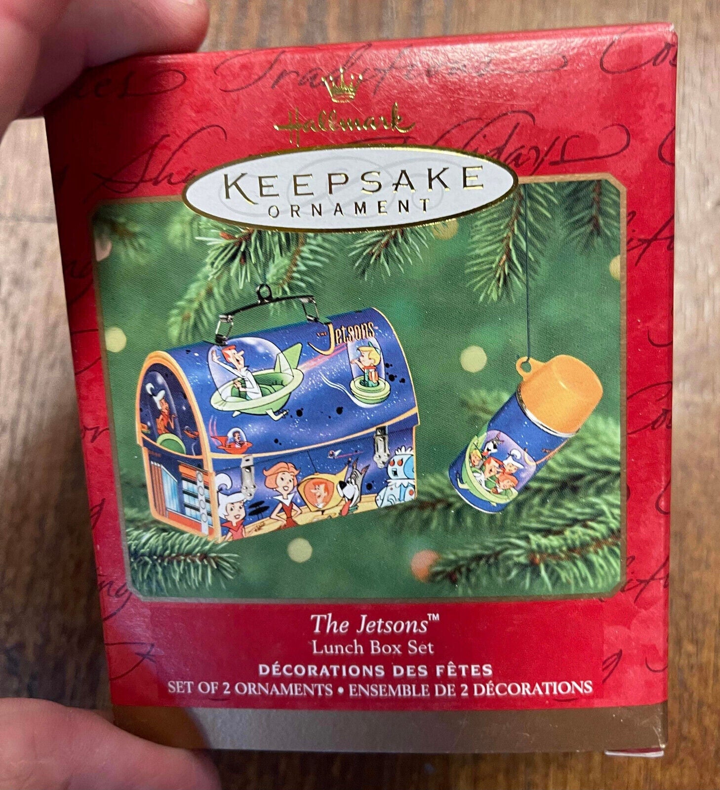 2001 Hallmark Keepsake Ornament 2 Piece The Jetsons Lunch Box Set with Thermos