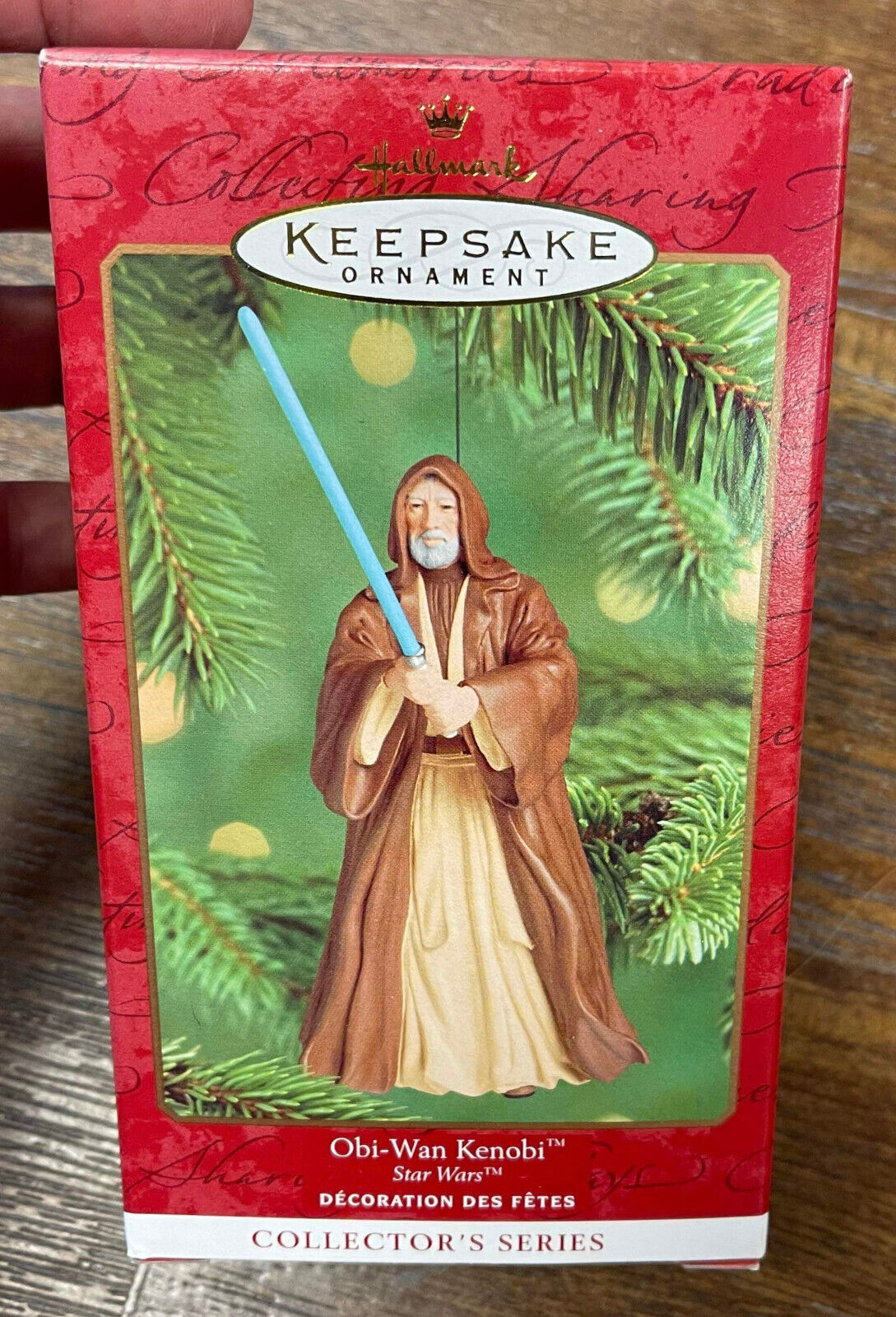 2000 Hallmark Obi-Wan Kenobi Star Wars Keepsake Ornament Empire Strikes Back